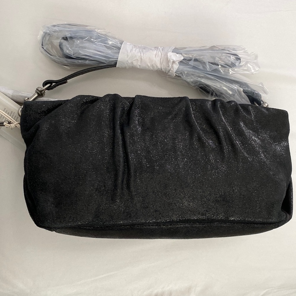 Lucky brand handbag with crossbody strap and wristlet. NWT.